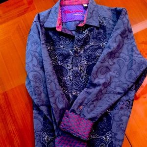 Robert Graham Limited Edition, 2X, Multi Color long sleeve shirt.